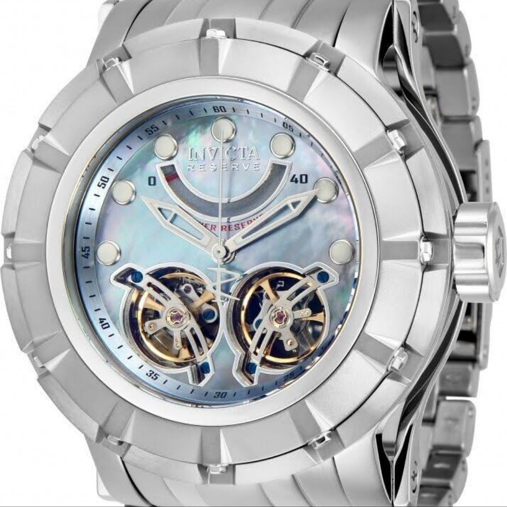 DUAL OPEN HEART INVICTA RESERVE GRAND S1 RALLY 34599 MEN'S WATCH NEW